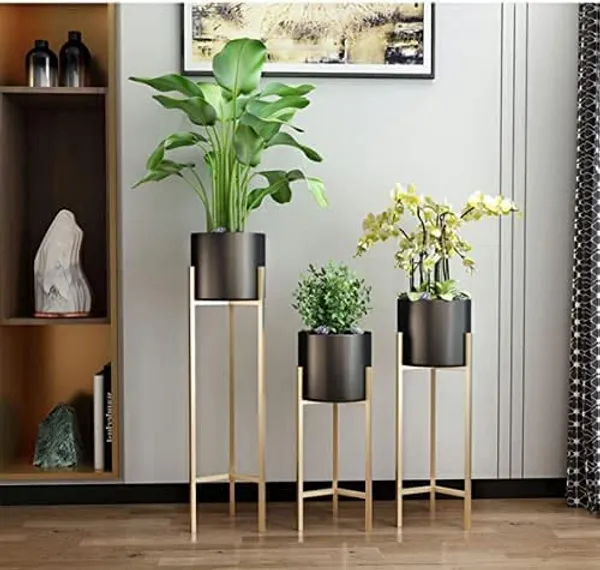 Metal_Plant_Stand_With_Planter_Pot_Set