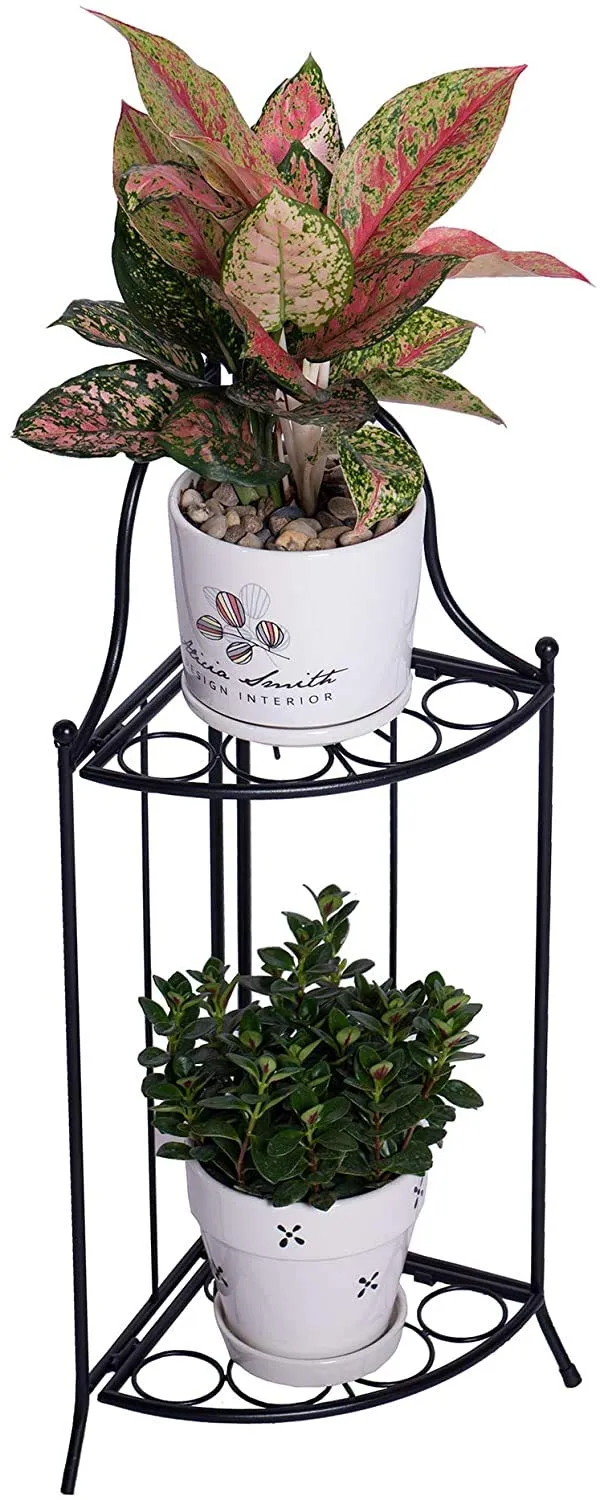 Metal_Corner_Plant_Stand