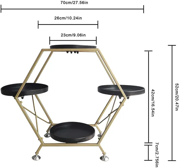 Metal_3_Layer_Plant_Stand