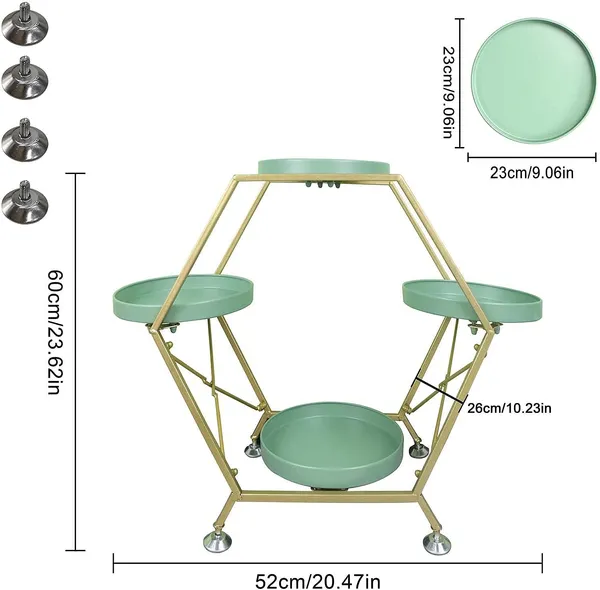 Metal_3_Layer_Plant_Stand