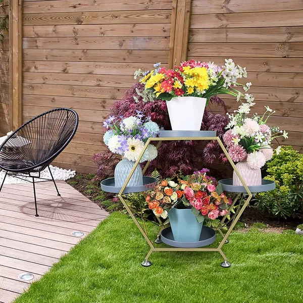 Metal_3_Layer_Plant_Stand