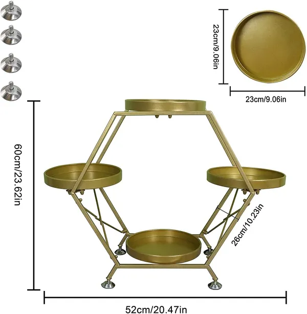 Metal_3_Layer_Plant_Stand