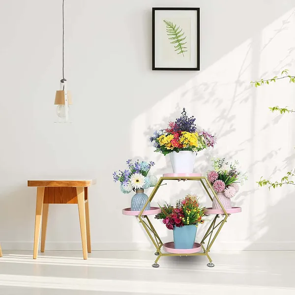 Metal_3_Layer_Plant_Stand