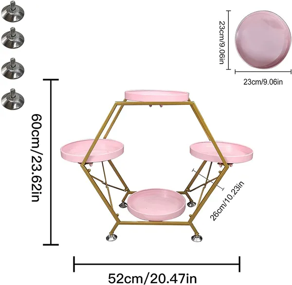 Metal_3_Layer_Plant_Stand