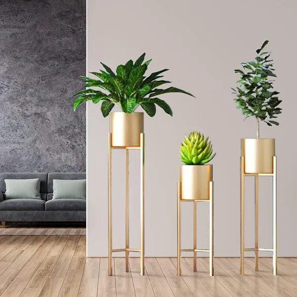 Metal_Plant_Stand_Set_With_Planter_Pots