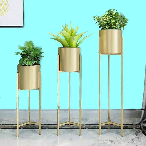 Metal_Plant_Stand_With_Planter_Pot