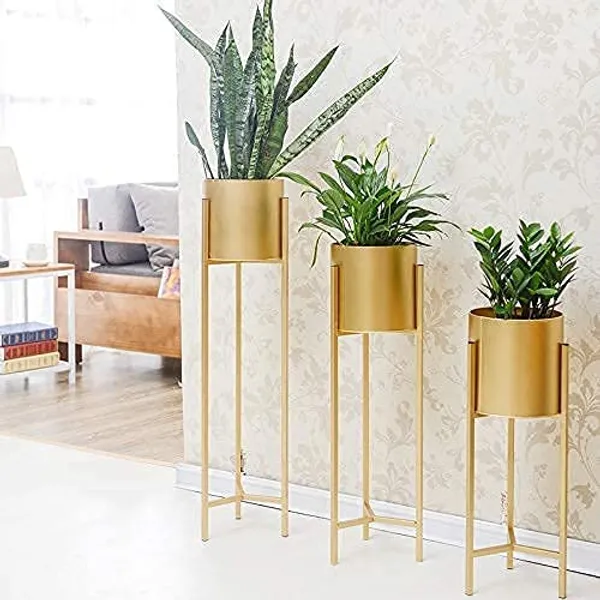 Metal_Floor_Flower_Stand_With_Planter_Pot
