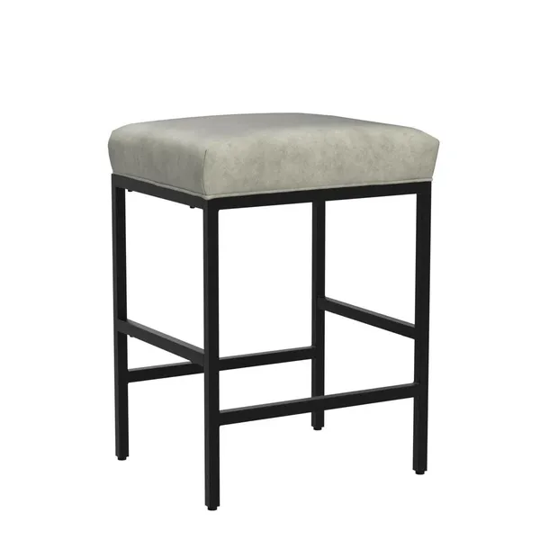 Backless_Counter_Stool_With_Leather_Cushion_And_Metal_Frame