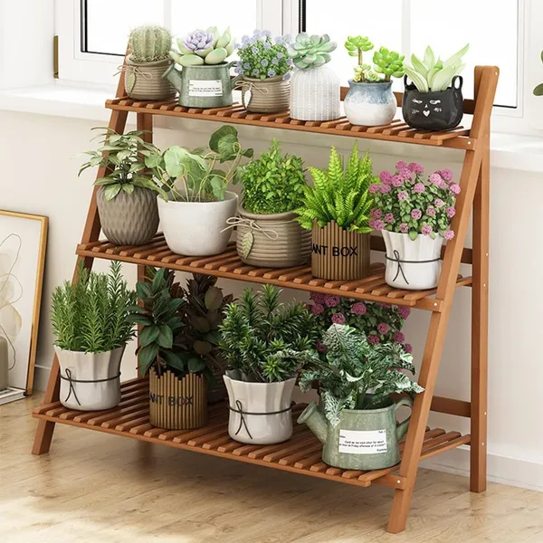 Wooden_Ladder_Plant_Stand_3_Tier