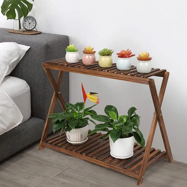 Wood_Corner_Plant_Stand_With_Hanger