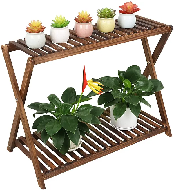 Wood_Corner_Plant_Stand_With_Hanger