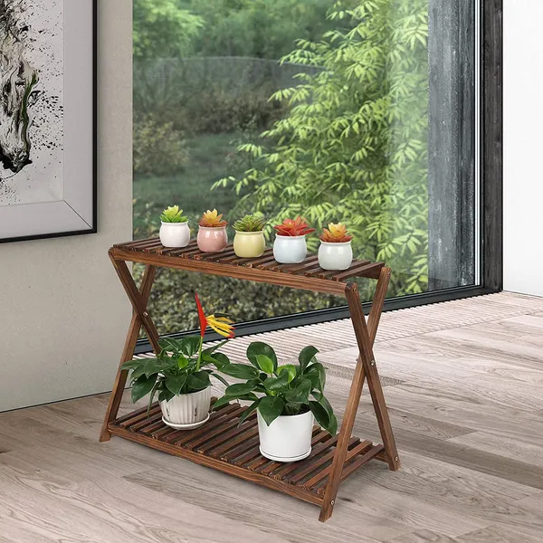 Wood_Corner_Plant_Stand_With_Hanger
