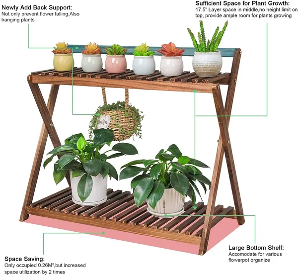 Wood_Corner_Plant_Stand_With_Planter_Hanger