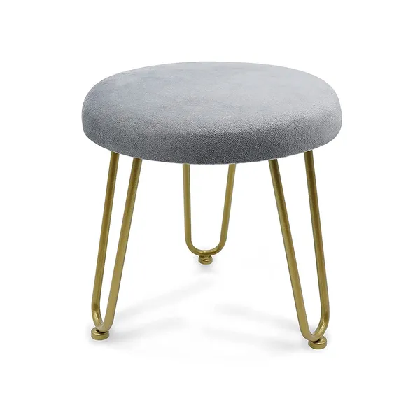 Velvet_Ottoman_Stool_With_Metal_Legs