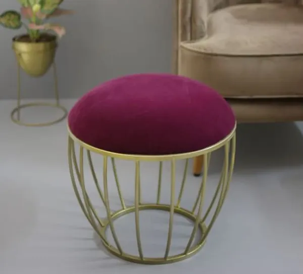 Velvet_Ottoman_Stool_With_Metal_Legs