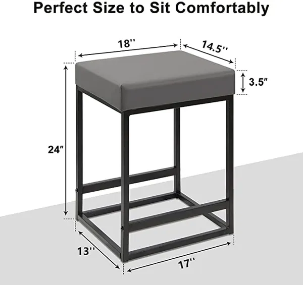 Counter_Height_Backless_Bar_Stool_With_Pu_Leather_Saddle_Seat