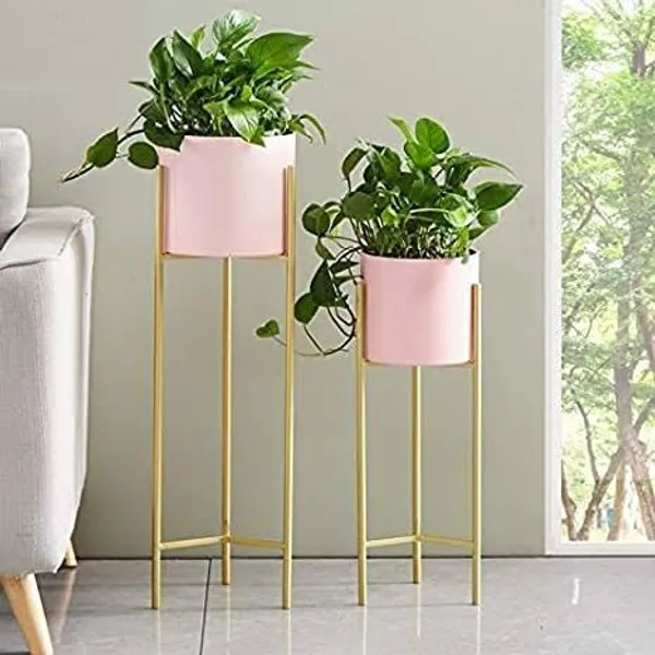 Metal_Floor_Flower_Stand_With_Planter_Pot