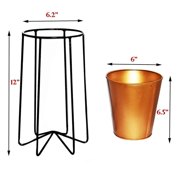Metal_Pot_Stand_With_Bucket_Planter