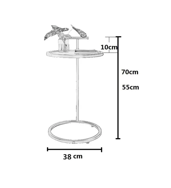 Round_Marble_Coffee_Table_With_Wrought_Iron_Base