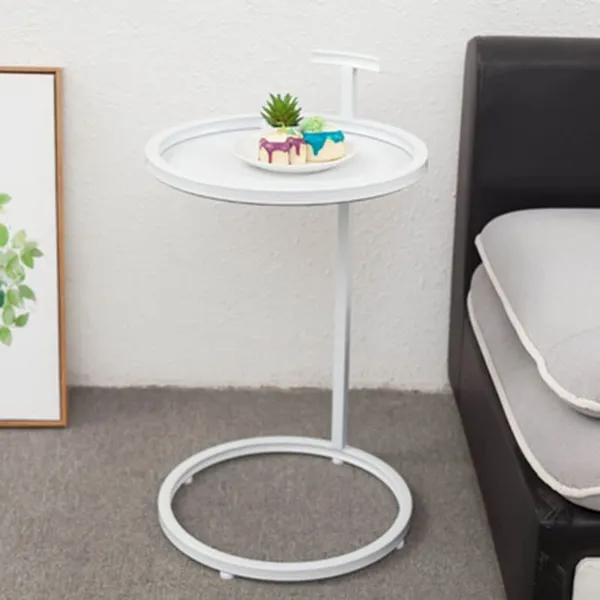 Round_Marble_Coffee_Table_With_Wrought_Iron_Base