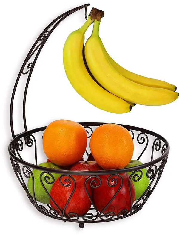 3_Tier_Fruit_Basket_With_Banana_Hanger
