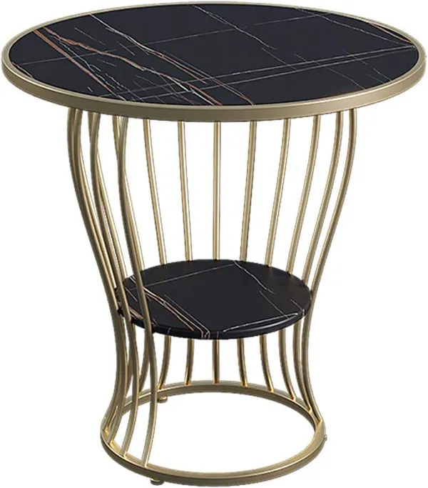 Sofa_Side_Table_With_Metal_Frame_And_Stone_Top