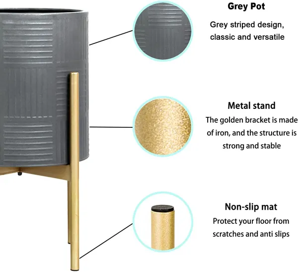 Metal_Planter_With_Stand