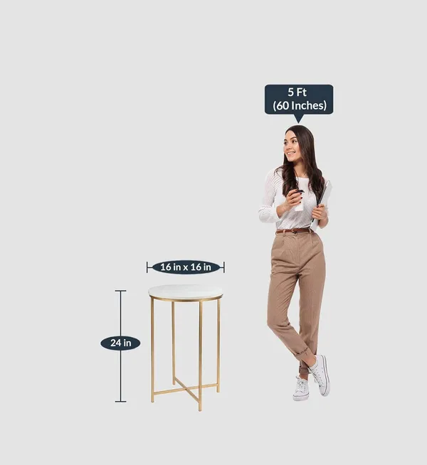 Mdf_Round_Flower_Stand_Table