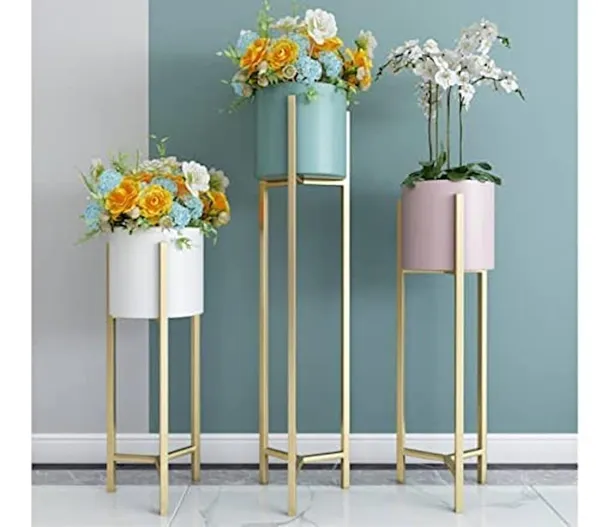 Metal_Plant_Stand_With_Planter_Pot