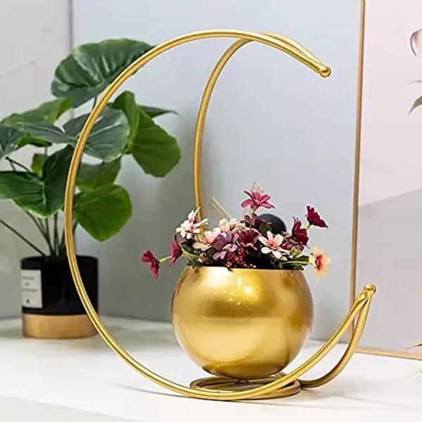 Metal_Flower_Pot_Planter_With_Stand