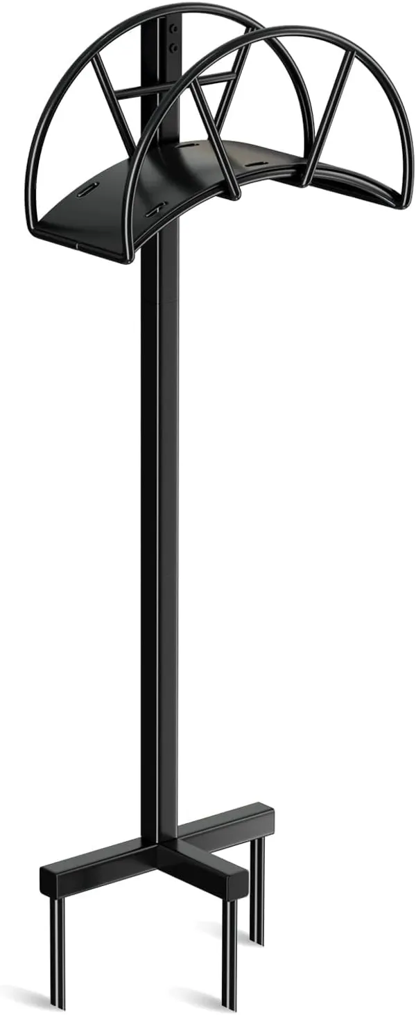 Free_Standing_Hose_Stand_With_Shelf