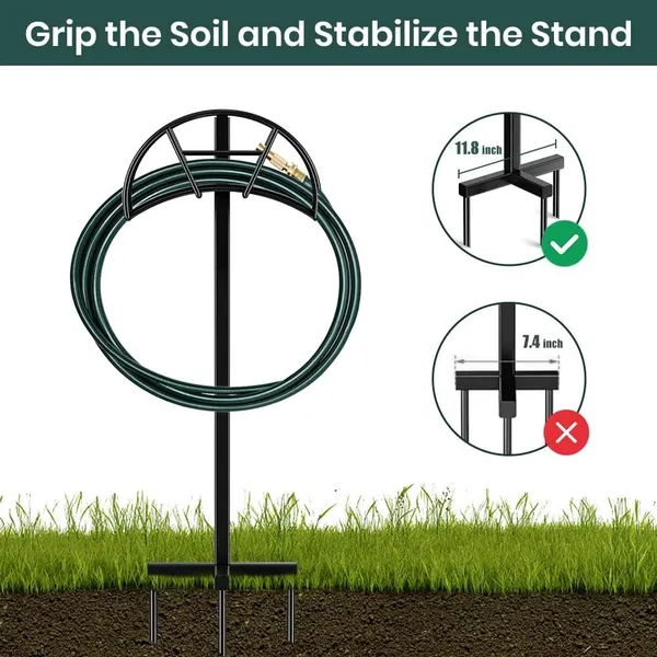 Free_Standing_Hose_Stand_With_Shelf