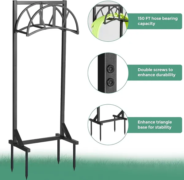 Garden_Hose_Holder_Stand_Metal