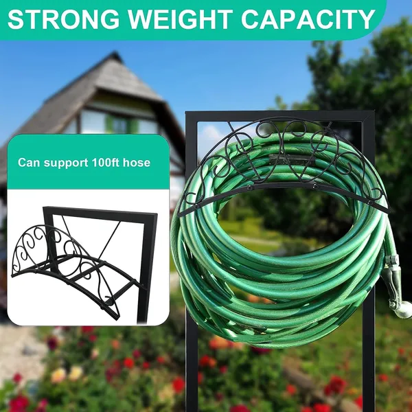 Free_Standing_Garden_Hose_Holder_With_Spikes