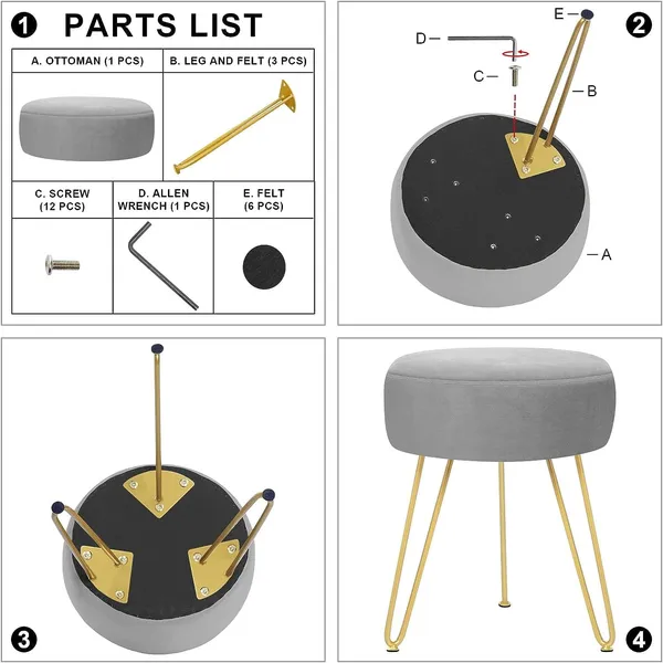 Velvet_Round_Ottoman_With_Metal_Legs