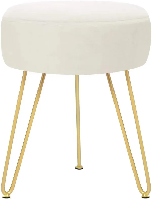 Velvet_Round_Ottoman_With_Metal_Leg