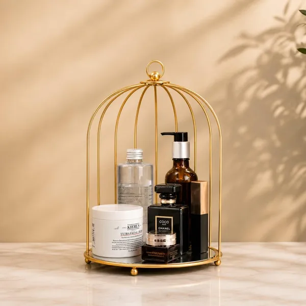 Metal_Perfume_Organizer_With_Mirror_Base