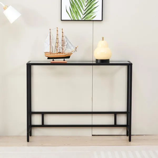 Console_Table_With_Tempered_Glass_And_Metal_Frame