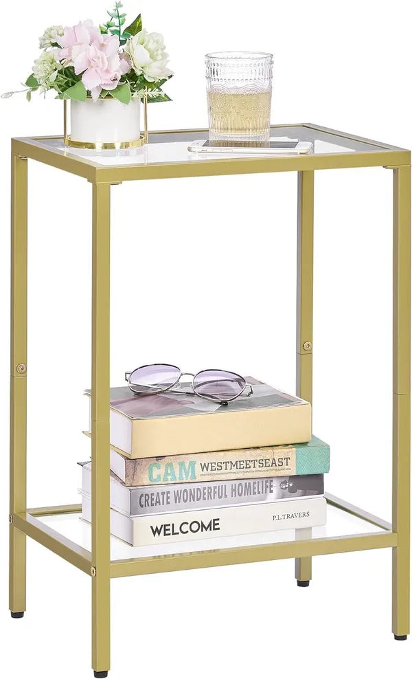 2_Tier_Side_Table_With_Tempered_Glass
