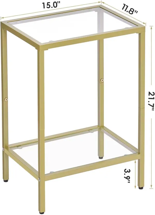 2_Tier_Side_Table_With_Tempered_Glass