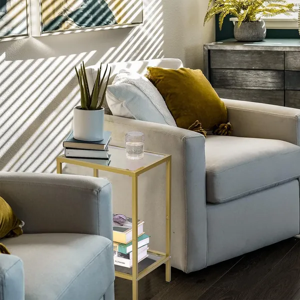 2_Tier_Side_Table_With_Tempered_Glass