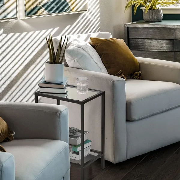 Side_Table_With_Tempered_Glass_Shelf