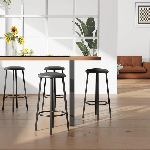 Bar_Stool_With_Faux_Leather_Upholstery