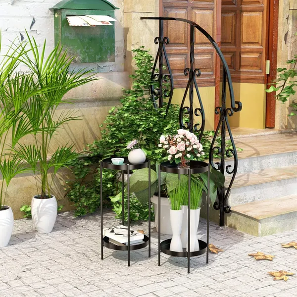 2_Tier_Metal_Plant_Stand