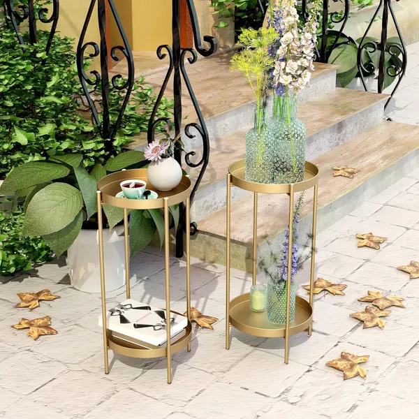 2_Tier_Metal_Plant_Stand