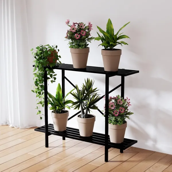 2_Tier_Metal_Plant_Stand