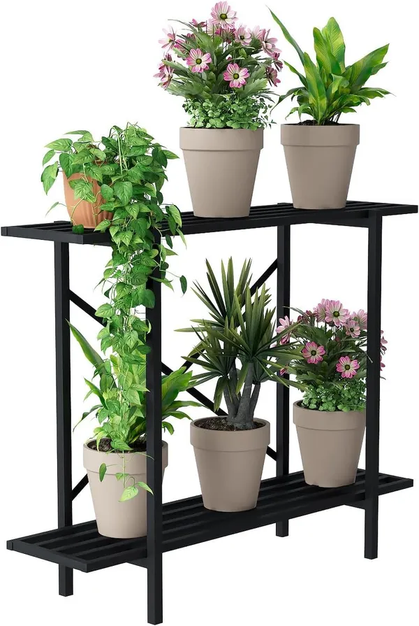 2_Tier_Metal_Plant_Stand