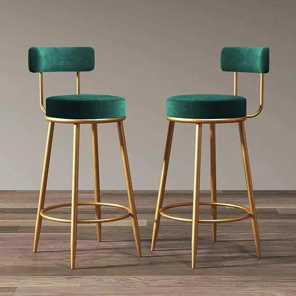 Iron_Velvet_Upholstered_Barstool_With_Back_And_Footrest