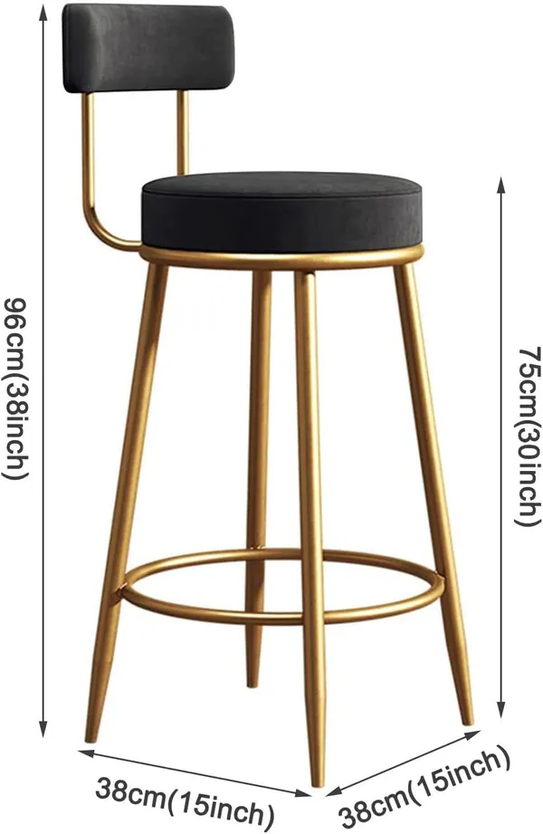 Iron_Velvet_Upholstered_Barstool_With_Back_And_Footrest