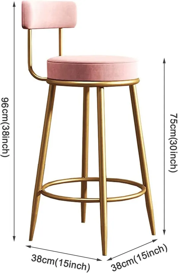 Iron_Velvet_Upholstered_Barstool_With_Back_And_Footrest